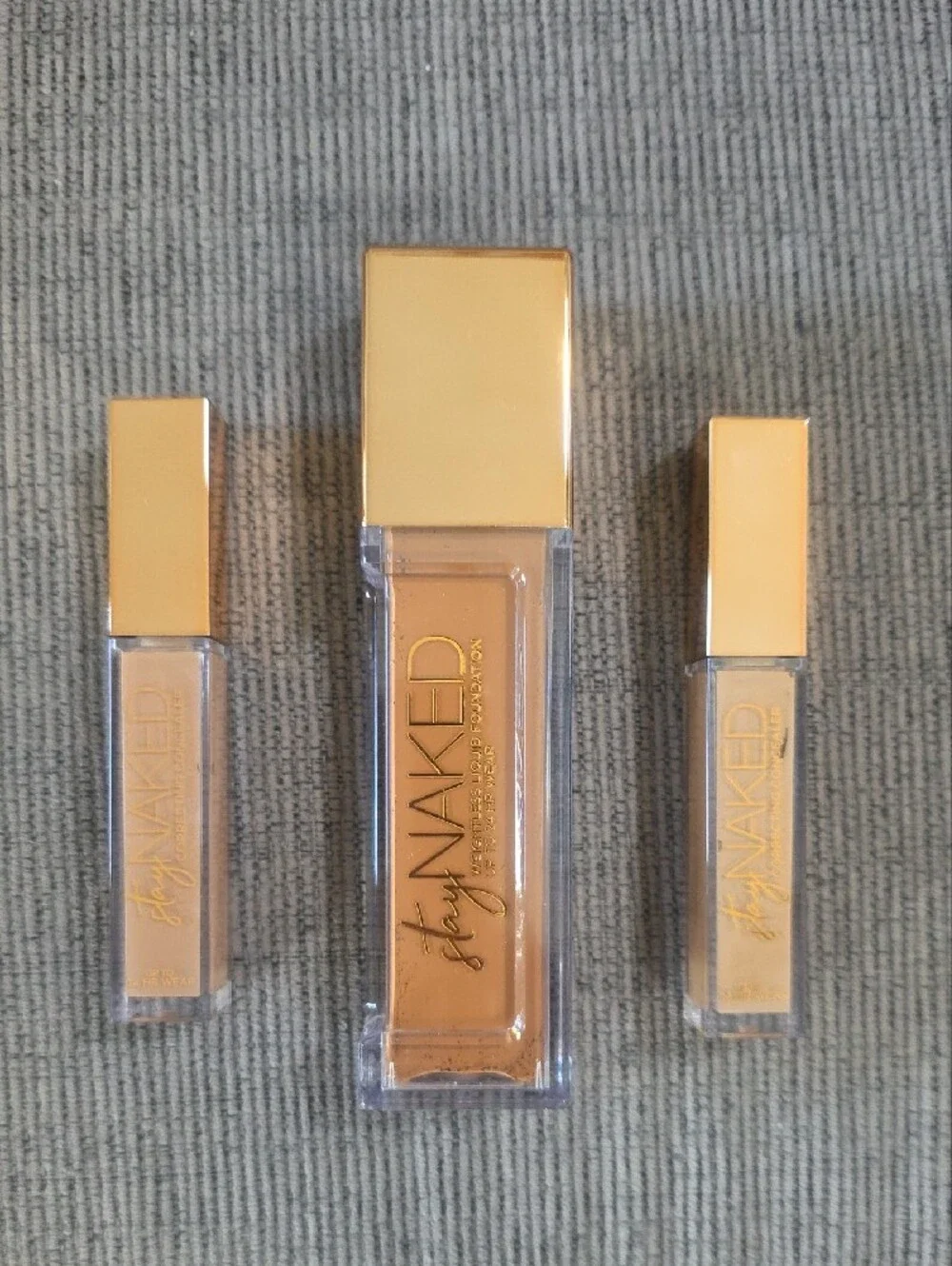 Urban Decay Stay Naked Foundation & Concealer Set in Medium Dark & Medium, New.